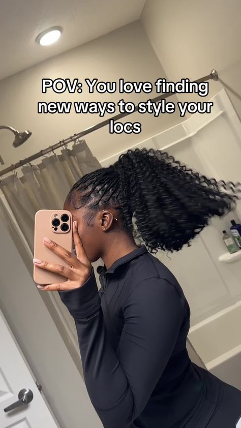 Once I learn how to retwist my own locs, it’s ovaaaaaaa #locshairstyles #locstyleswithweave Braided Hairstyles, Protective Styles, Outfits, Feed In Braids Hairstyles, Braided Locs, Box Braids Hairstyles For Black Women, Braided Hairstyles For Black Women, Box Braids Hairstyles, Sister Locs