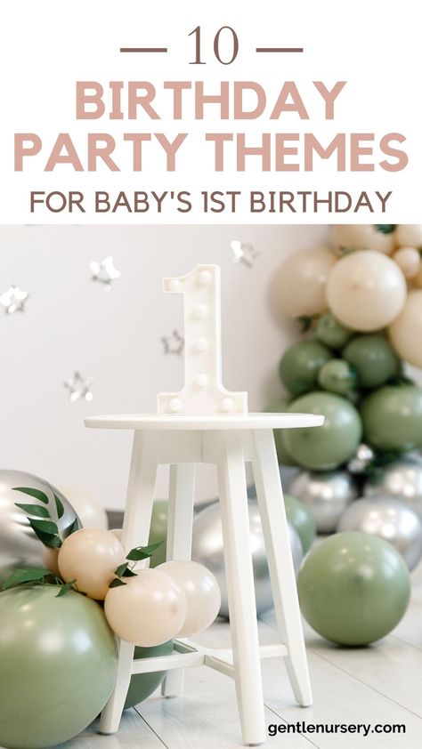 Looking for ideas for your baby's first birthday party? These adorable birthday party theme ideas are sure to give you lots of good inspiration for all your party planning! parenting, 1st birthday party ideas, 1st birthday party themes Inspiration, First Birthday Theme Boy, First Birthday Theme Girl, 1st Birthday Party Ideas For Boys, 1st Birthday Boy Themes, 1st Birthday Themes Girl, First Birthday Party Themes, 1st Birthday Ideas For Boys, First Birthday Themes