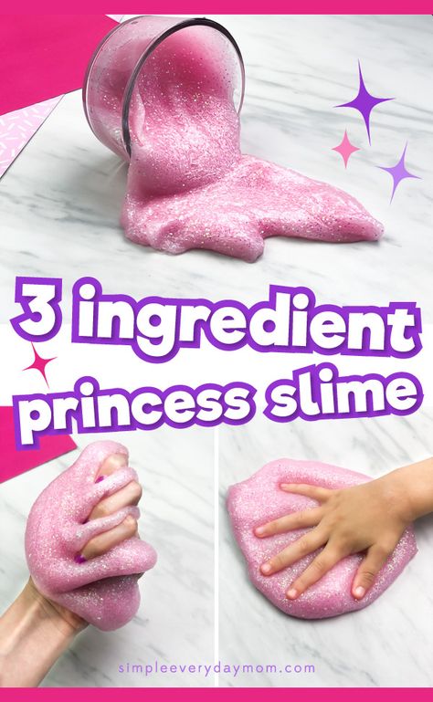Glitter, Ideas, Play, Slime Party, Slime Recipe, Princess Activities, Diy Princess Party, Princess Crafts, Princess Party Activities