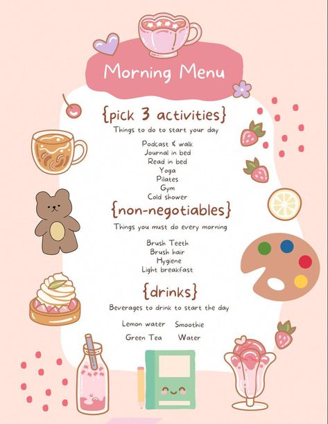 Motivation, Nutrition, Organisation, Fitness, Self Care Bullet Journal, Self Care Routine, Self Care Activities, Healthy Morning Routine, Self Care