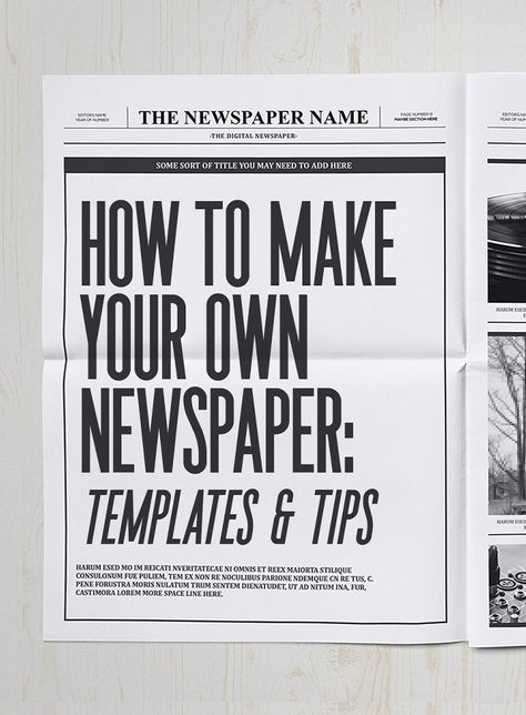 How to Make Your Own Newspaper: Templates & Tips how #to #make #your #own #newspaper: #templates #& #tips Design, Layout Design, How To Make Magazine, Make Your Own Newspaper, Make Your Own Magazine, Newspaper Format, Newspaper Article Template, Diy Newspaper, Student Newspaper
