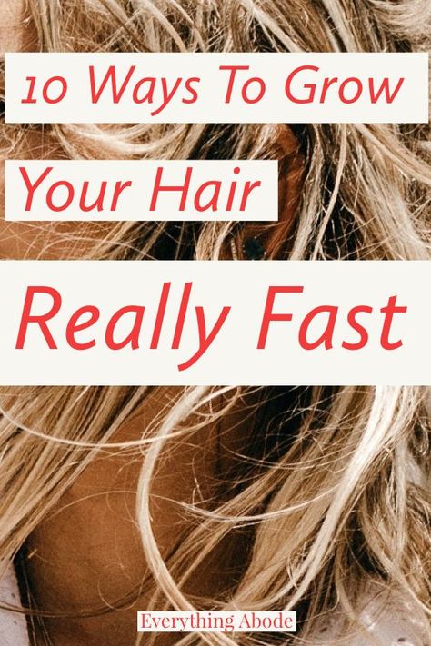 10 Clever Ways That'll Make Your Hair Grow Faster - Everything Abode Bari, Long Pixie, Glow, Help Hair Grow, How To Grow Your Hair Faster, Ways To Grow Hair, Growing Your Hair Out, How To Grow Hair Faster, How To Make Your Hair Grow Faster