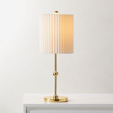 Modern Table Lamps: Bedside Lamps, Desk Lamps and Lamp Shades | CB2 Design, Nature, Lamps And Lamp Shades, House Lamp, Brass Patina, French Architecture, Brass Pendant Light, Brass Table Lamps, Pretty Decor