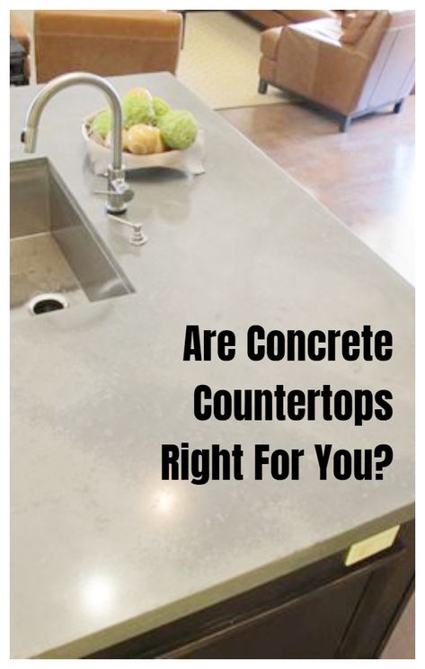 Design, Interior, Home Décor, Concrete Countertops Cost, Concrete Countertops Over Laminate, Concrete Countertop Forms, Concrete Overlay Countertops, Polished Concrete Countertops, Cement Countertops