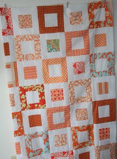 Orange Quilts, Quilt Dimensions, Charity Quilts, Cluck Cluck Sew, Orange Quilt, Twin Quilt Size, Jellyroll Quilts, Easy Quilt Patterns, Quilt Block Pattern