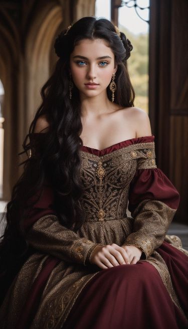 Fantasy Queen, Queen Dresses, Medieval Woman, Fantasy Princess, Baratheon, Female Character Inspiration, Fantasy Gowns, Fantasy Dress, Sultana