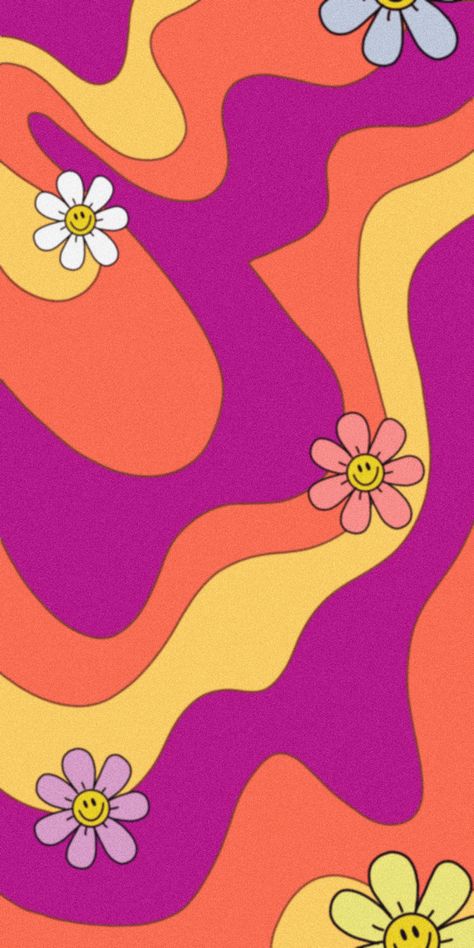 #groovy #wallpaper #wallpaperforyourphone #colorful #procreate #aesthetic #70s Hippies, 1970s Aesthetic Wallpaper, Groovy Wallpaper Aesthetic, Palm Tree Iphone Wallpaper, 70s Aesthetic Wallpaper, 60s Wallpaper, 1970s Aesthetic, Drawing Room Decor, Retro Background
