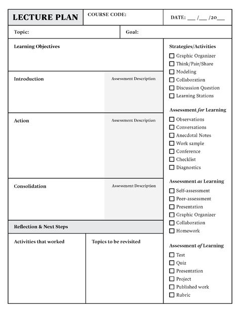 Organisation, Planners, Blank Lesson Plan Template, Editable Lesson Plan Template, Lesson Plan Format, Lesson Plan Templates, Lesson Plan Examples, Teaching Plan, Lesson Plan Outline