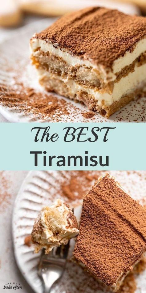 Desserts, Cake, Pie, Pasta, Tiramisu, Dessert, Best Tiramisu Recipe, Recipe For Tiramisu, Tiramisu Recipe Kahlua