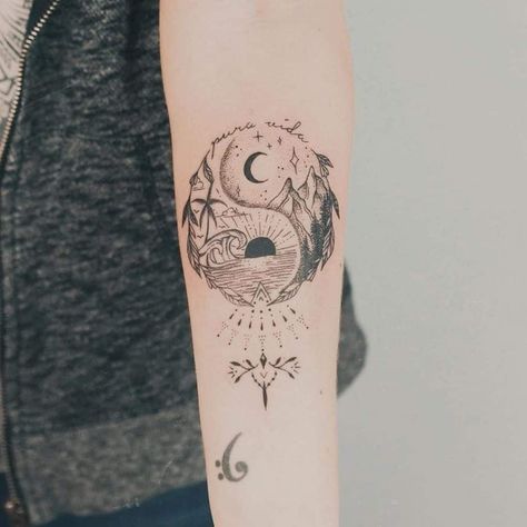 Chinese Tattoo Ideas Black Tattoo Tattoo, Tattoos, Tattoo Designs, Tatto, Cute Tattoos, Chinese Tattoo, Yin Yang Tattoos, Pretty Tattoos, Beautiful Tattoos