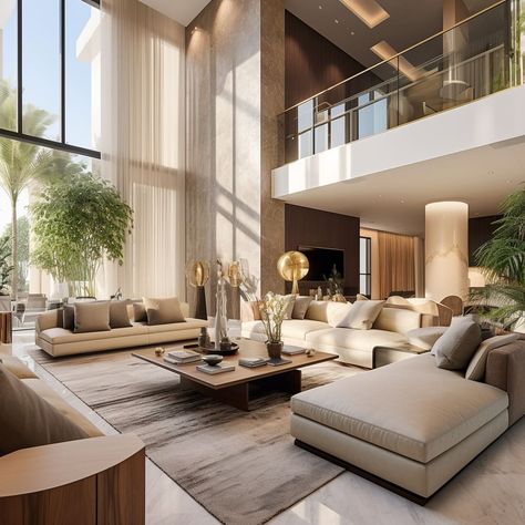 The home’s living room features elegant stone cladding that complements its modern aesthetic. Architecture, Home Décor, Living Room Designs, Interior, Luxury Living Room Design, Elegant Living Room Design, Living Room Design Modern, Living Room Modern, Fancy Living Rooms