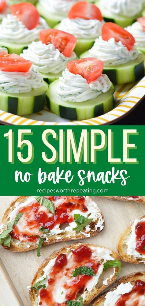 I have rounded up 15 of my all time favorite snack foods that include healthy protein snacks, easy snacks for kids, and even some delicious sweet treats! These are all easy snacks to make and require few ingredients which makes them hard to resist. #nobakesnacks #snackrecipes #appetizers #healthyproteinsnacks #snacksforkids #sweettreats Desserts, Healthy Recipes, Snacks, Lunches, Dips, Clean Eating Snacks, Healthy Kid Snacks, Brunch, Healthy Snacks For School