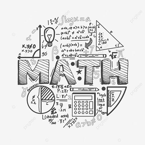 Doodle, Doodles, Doodle Art, Math Logo, Math Design, Mathematics Images, Doodle Maths, Math Lettering Design, Math Poster