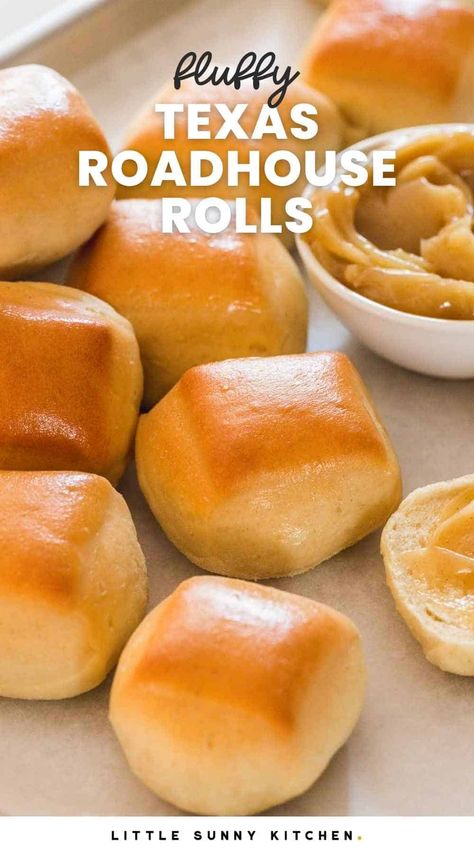 Learn how to make fluffy, soft, pillowy, and buttery Texas Roadhouse Rolls with this simple, step-by-step copycat recipe. You will never need to miss this bread again. Desserts, Brioche, Biscuits, Muffin, Texas Roadhouse Bread, Copycat Logans Roadhouse Rolls, Logans Roadhouse Rolls Recipe, Logans Rolls Recipe, Texas Roadhouse Rolls Recipe