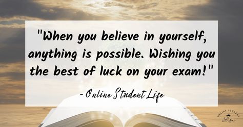 51 Best Inspirational Exam Quotes For Student Success - Online Student Life Inspirational Quotes, Motivation, Quote Of The Day, Believe In You, When You Believe, Trust Yourself, Words Of Encouragement, Inspirational Exam Quotes, Quotes For Students