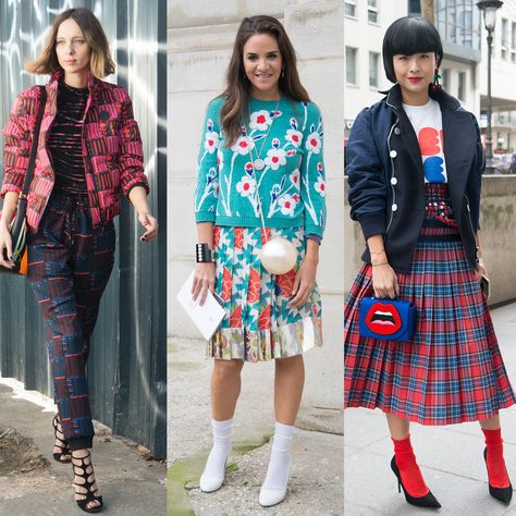 Street Style That Proves You Can Mix and Match Bold Prints Ideas, Diy, Wardrobes, Outfits, Bold Print Fashion, Fashion Outfits, Clothes For Women, Street Style, Professional Dresses