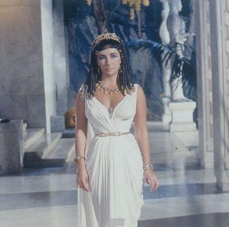 Queen of the Nile: Elizabeth Taylor testing Oliver Messel costumes for CLEOPATRA (1963), at Pinewood Studios. Description from tumblr.com. I searched for this on bing.com/images Lady, Celebrities, Elizabeth Taylor Cleopatra, Elizabeth Taylor, Taylor, Elizabeth, Cleopatra Dress, Cleopatra Outfit, Cleopatra