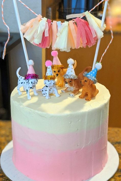 puppy themed birthday cake Dog Birthday Cake, Puppy Birthday Cakes, Dog Birthday Party, Dog Themed Birthday Party, Puppy Birthday Party Theme, Puppy Birthday Theme, Puppy Birthday Parties, Puppy Party Theme, Puppy Party Food