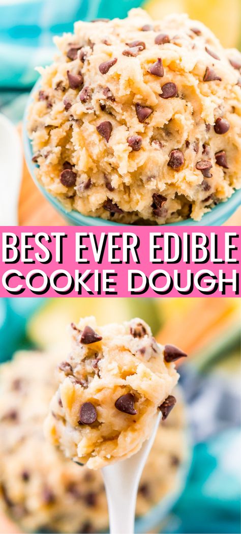 Dessert, Cake, Desserts, Snacks, Edible Cookie Dough Recipe Without Milk, Walmart Sugar Cookie Recipe, Homemade Cookie Dough, Sugar Cookie Dough, The Best Cookie Dough Recipe