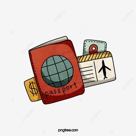 Instagram, Travel Clipart, Passport, Png, Travel Icon, Bullet Journal Doodles, Scrapbook Stickers, Stickers, Air Balloon