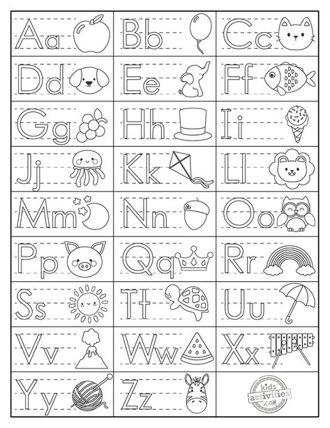 Prek Abc Worksheets, Alphabet Learning Printables, Worksheet Abc Preschool, Abcs Preschool Activities, Coloring Pages Abc, Alphabet Colouring In Free Printable, Printable Alphabet Chart Free, Abc Printables Free Kindergarten, Preschool Abc Activities Printables