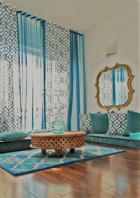 Moroccan Decor- Moroccan Living Room seating on the floor calming colors #moroccandecor Interior, Rooms Home Decor, Living Room Designs, Home Décor, Moroccan Decor Living Room, Living Room Decor, Moroccan Inspired Living Room, Minimalist Living Room Decor, Living Room Interior
