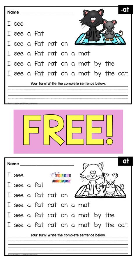 Sight Words, Pre K, Word Families, English, Word Family Worksheets, Word Family Readers, Word Family Activities, Phonics Reading Passages, Rhyming Words Worksheets