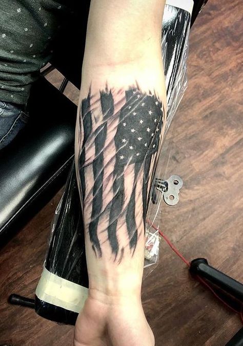 115 Patriotic American Flag Tattoos You Must See - Tattoo Me Now Piercing, Hand Tattoos, Tattoo Designs, Tattoo, American Flag Forearm Tattoo, American Flag Sleeve Tattoo, Military Tattoos, Forearm Sleeve Tattoos, Tattoos For Guys
