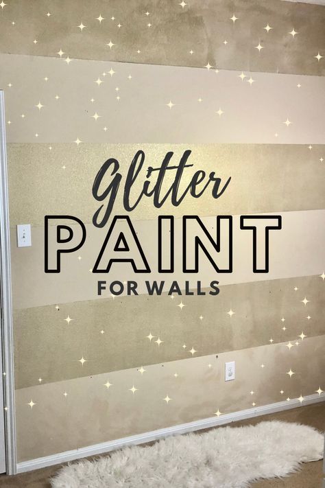 Inspiration, Glitter, Design, Ideas, Rose Gold, Glitter Paint Accent Wall, Metallic Paint Walls, Glitter Paint For Walls, Gold Glitter Paint Walls