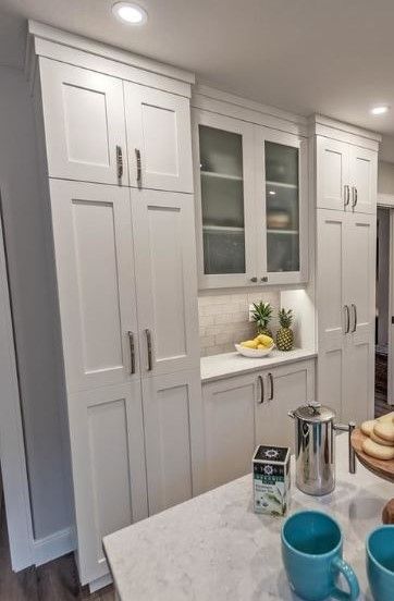 The Top 10 Design Solutions for Kitchen Pantries – VESTABUL SCHOOL OF DESIGN Interior, Tall Kitchen Pantry Cabinet, Tall Pantry Cabinet, Kitchen Pantry Cupboard, Built In Pantry, Kitchen Pantry Design, Pantry In Dining Room, Built In Pantry Cabinet Wall, Kitchen Pantry Cabinets