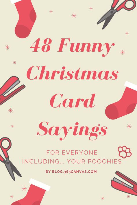 80 Funny and witty Christmas holiday card sayings for everyone, your Family, Friends, and Coworkers. And are you planning to make Dog Christmas Cards this festive holiday? We have some amusing Dog Christmas card sayings for you too! Collect some card saying ideas to make unique and the best Christmas cards ever for your loved ones this holiday.#Christmascard Crafts, Friends, Natal, Design, Diy, Funny Christmas Greeting Cards, Sarcastic Christmas Cards, Funny Christmas Cards, Funny Christmas Card Sayings
