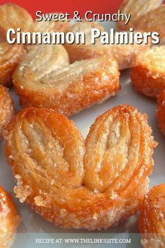 These cinnamon palmiers don’t last long at my house, they are so hard to resist! thelinkssite.com Desert Recipes, Nutella, Desserts, Breads, Dessert, Pasta, Christmas Recipes, Snacks, Sweet Recipes