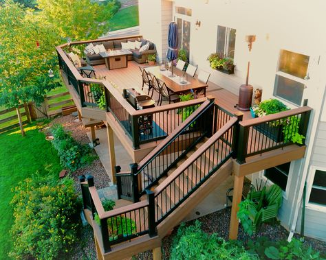 Upgraded second story deck in Littleton, Colorado - Contemporary - Deck - Denver - by Archadeck of the Foothills | Houzz Decks, Second Story Deck Ideas, Two Story Deck Ideas, 2 Story Deck Ideas, Second Story Deck, Second Story Covered Deck Ideas, 2nd Story Deck Ideas, Two Story Deck, Upper Deck Ideas Second Story