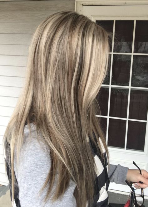Winter blonde. Chunky blonde with lowlights. People, Blonde Highlights, Wardrobes, Light Blonde Highlights, Brown With Blonde Highlights, Winter Blonde, Blonde With Brown Lowlights, Heavy Blonde Highlights, Natural Brown Hair