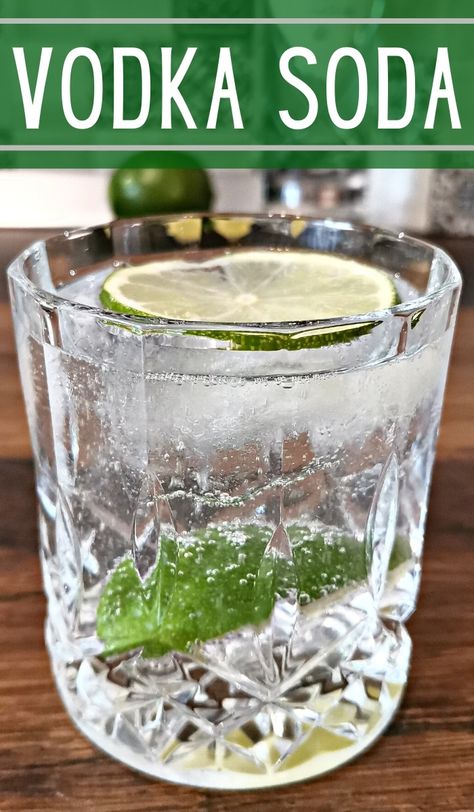 Vodka Soda Cocktail Recipe - Foodiosity