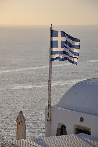 Oia, Santorini | marin tomic Acropolis, San Juan, Mykonos, San Jose, Greek Flag, Santorini Greece, Greek Islands, Mamma Mia, Greece Culture
