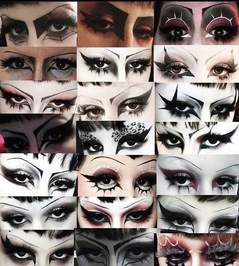 Trad goth eye looks Punk, Eyeliner, Gothic, Eye Make Up, Gothic Make Up, Gothic Makeup, Punk Eye Makeup, Goth Eye Makeup, Gothic Eye Makeup
