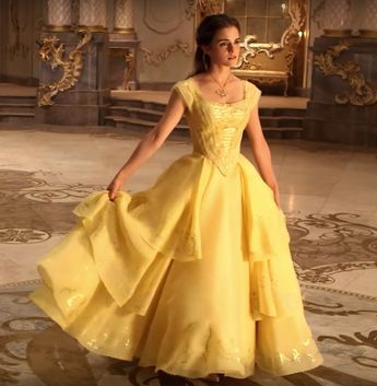 If you’re here for the pre-release film caps, they’re near the bottom. I will also touch slightly on the wedding/”celebration” gown toward the end.  You can now see Beast… Dresses, Cosplay, Hermione Granger, Gaya Rambut, Mode Wanita, Robe, Blond, Robe De Mariage, Belle Disney