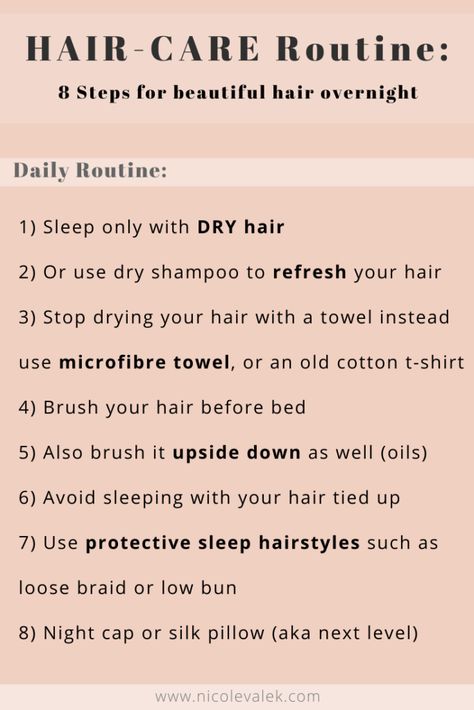 Hair-Care Routine For Beautiful Hair Overnight Hair Washing Schedule, Dry Hair Routine, Dry Hair Care, Hair Care Routine Daily, Hair Care Growth, Hair Care Routine, Tips For Healthy Hair, Best Hair Care Products, Natural Hair Care Routine