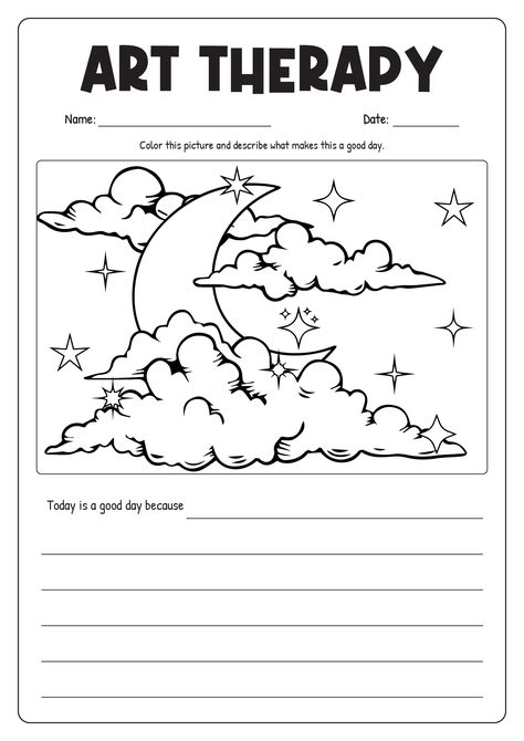Art Therapy Activities for Teens Printable Inspiration, Counselling Activities, Ea, Therapy Worksheets, Emotions Activities, Counseling Worksheets, Mental Health Activities, Therapy Activities, Counseling Activities