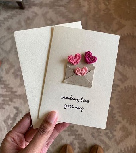 @etsyoclock shared a photo on Instagram: “Artist: @BubsTreasures ❤️ "Half of all proceeds made from sales are donated to various hospitals and healthcare initiatives in the GTA.…” • Jan 5, 2021 at 5:55pm UTC Valentine's Day, Valentines Diy, Valentine's Day Diy, Valentines Day Cards Handmade, Valentine Day Cards, Cards Handmade, Knutselen, Valentines Cards, Diy Valentines Gifts