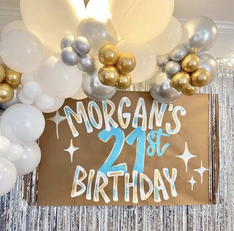 Parties, Art, Fifteenth, Bday Party, Birthday Banner, 21st Birthday Boy, Birthdays, Birthday Party, Birthday Painting