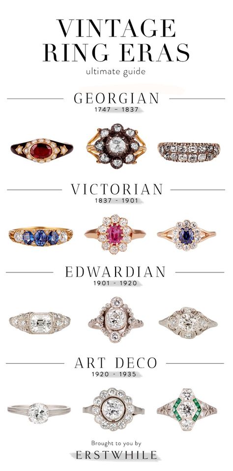 Bijoux Art Deco, Gelang Manik, Deco Jewelry, Ring Design, Blue Nile, Vintage Jewels, Vintage Engagement, Art Deco Jewelry, Vintage Ring