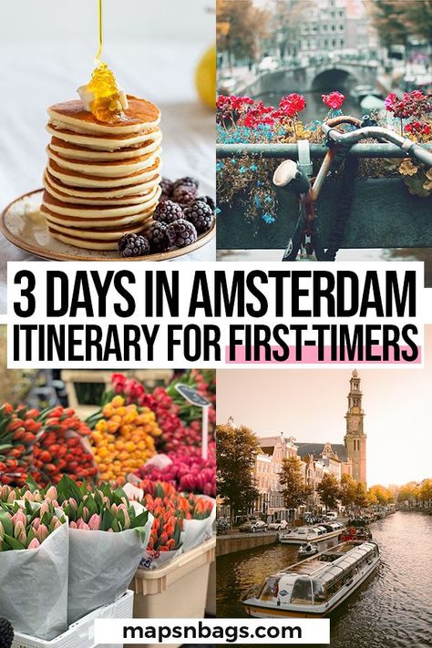 Destinations, Paris, Trips, Travelling Europe, Amsterdam, 3 Days In Amsterdam, Travel In Europe, Amsterdam Travel Guide, Amsterdam Itinerary