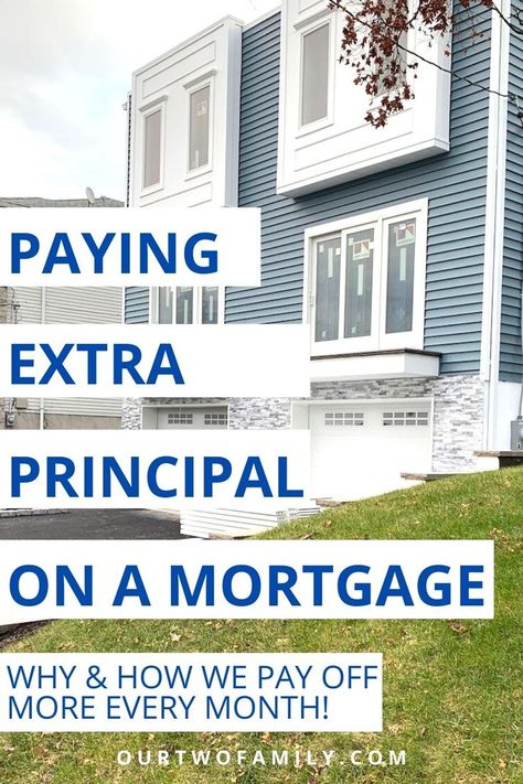 Paying Extra Principal on a Mortgage Design, Mortgage Payoff, Mortgage Tips, Pay Off Mortgage Early, Mortgage, Home Mortgage, Paying, Home Buying, House Rental