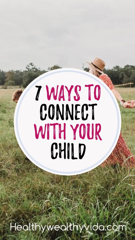 Build a strong relationship with your child with these 7 ways to connect to your kids everyday. Parents, Raising, Parenting Tips, Mental Health, Parenting 101, Parenting, Kids Mental Health, How To Improve Relationship, Stressed Mom