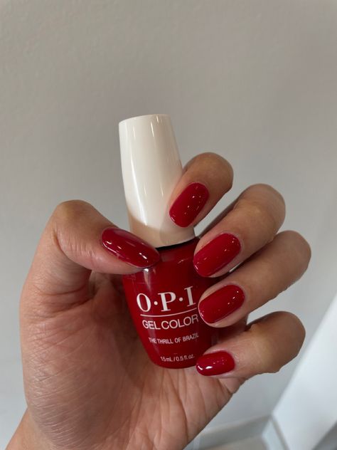 Opi Got The Blues For Red, Red Polish, Best Red Nail Polish, Opi Reds, Opi Dip Red Colors, Opi Big Apple Red Dip, Red Opi Colors, Opi Red, Red Gel Polish
