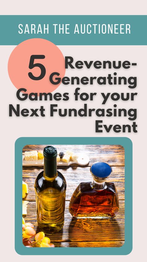 5 Revenue Generating Games for your next Fundraising Event — Sarah Knox Auctioneer for Fundraising Benefit & Charity Events Event Programs, Auction Games, Event Games, Auction Fundraiser, Fundraise, Fundraising Games, Event Planning, Nonprofit Fundraising, Fundraising Goals