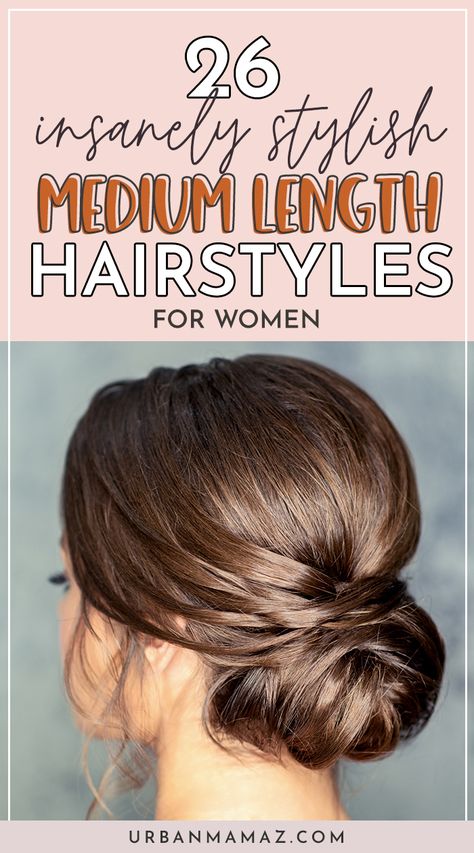 Stylish Medium Hairstyles For Women Hair Styles, Outfits, Long Hair Styles, Peinados, Classy Hairstyles, Hair Style, Kids Hairstyles, Classy Hairstyles Medium, Sophisticated Hairstyles