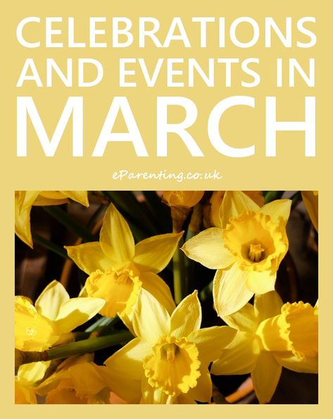 Celebrations and Events in March 2019 #march #march2019 #2019 Nct, Ideas, Celebrations, Annual Day Themes, Special Events, March Holidays, Holiday Celebration, Holidays And Events, Special Day